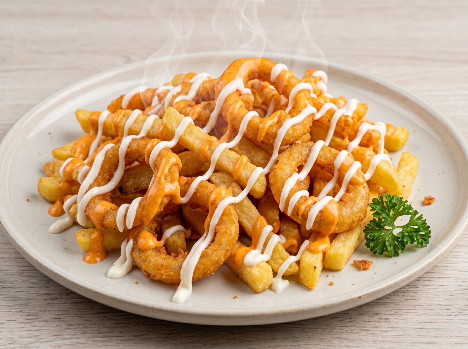Cheesy Mixed Fry Madness