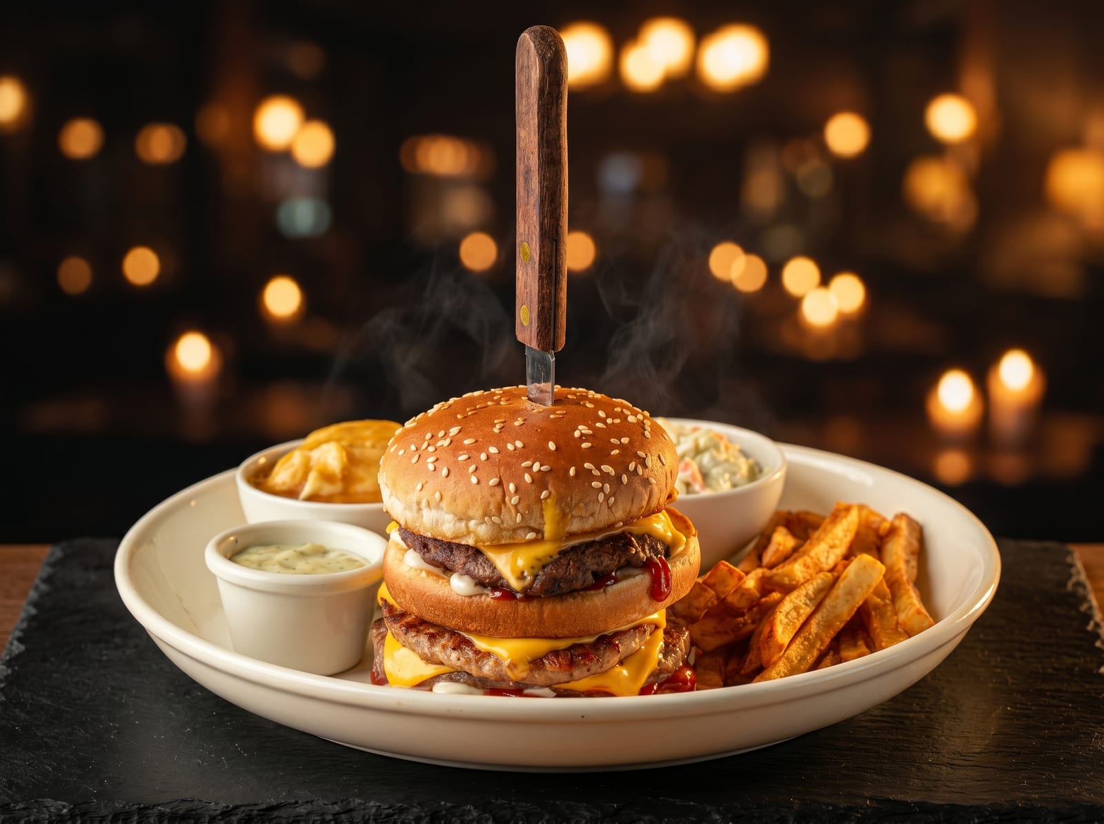 Triple Attack Burger Combo